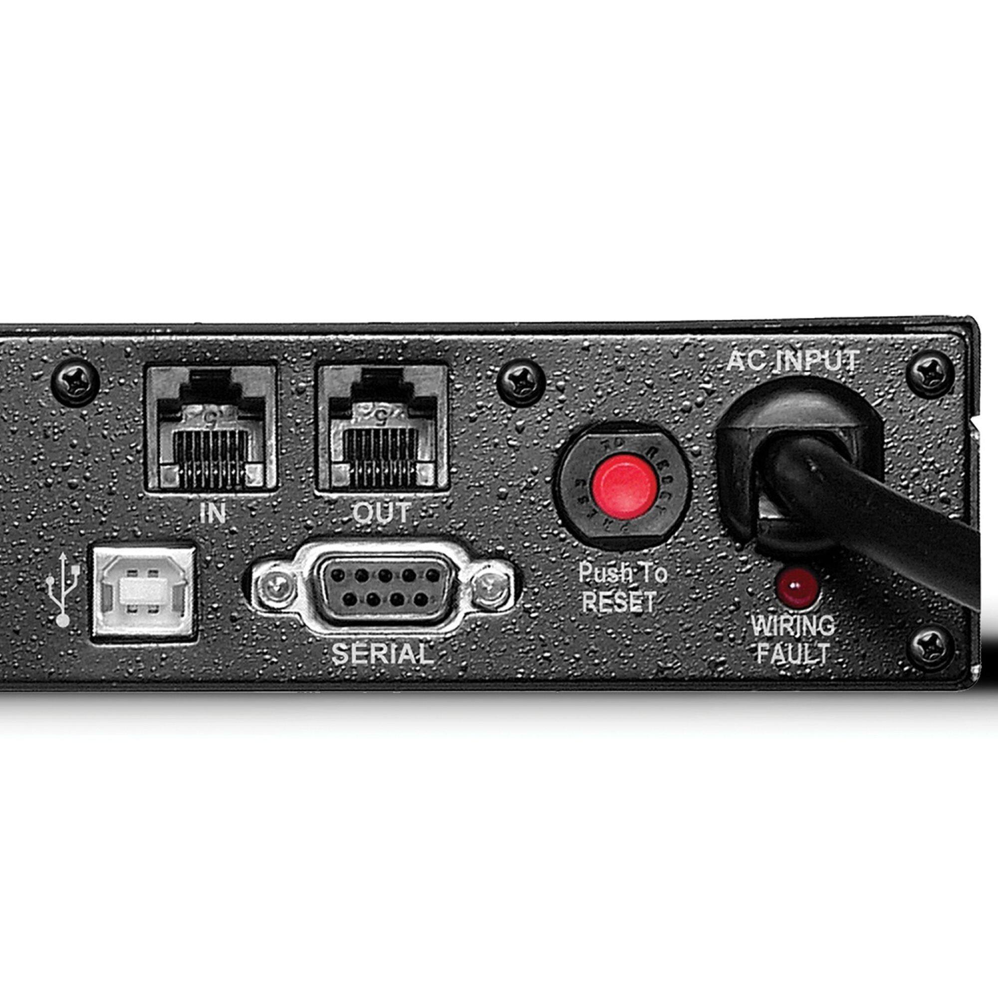 AC INPUT  
9 IN 5 OUT  
SERIAL  
TD  
LSS  
Push To RESET  
WIRING FAULT