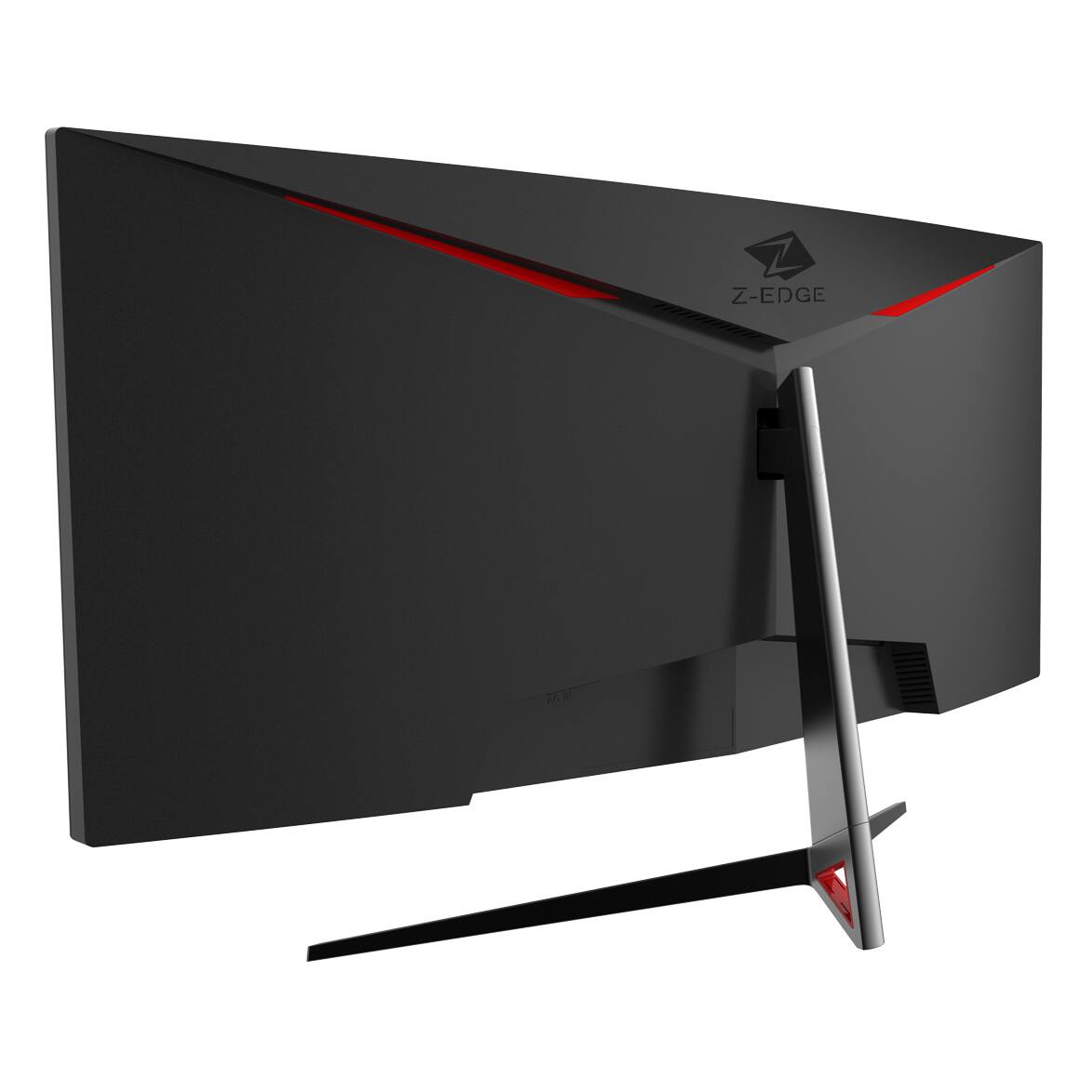 Back. Z-Edge - 30 inch UWFHD 2560 x 1080 21:9 Ultra Wide 200 Hz 1 ms 1500R Curved Gaming Monitor, FreeSync Compatible, PIP / PBP - Black.