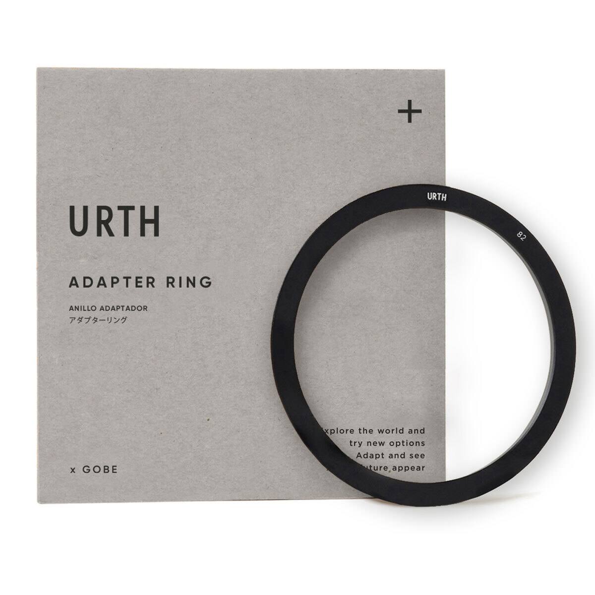 URTH  
URTH  
82  
ADAPTER RING  
ANILLO ADAPTADOR  
アダプターリング  
x GOBE  
explore the world and try new options Adapt and see future appear