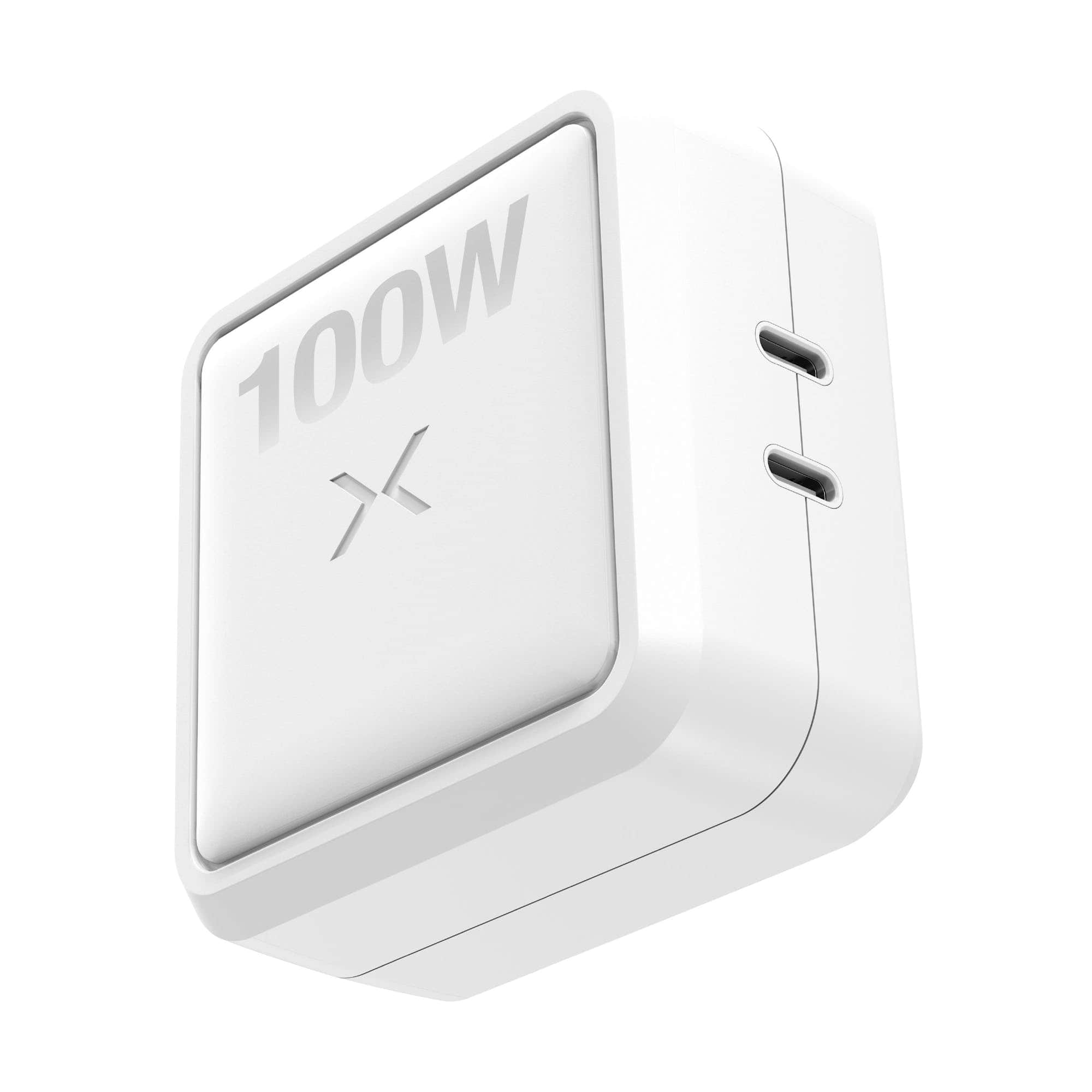 Front. NOCO - NOCO XGrid X100: 100W USB-C GaN Charger with PD 3.0, QC 4.0+, PPS – Fast Charging, Foldable Plug, UL Listed - White.