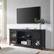 Alt View 1. Unbranded - Clementine TV Stand for Most TVs up to 75" - Black Grain.