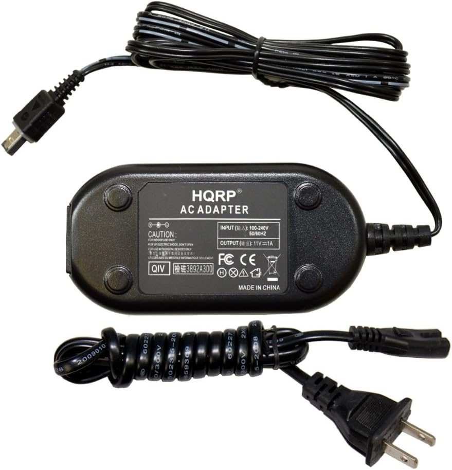 HQRP AC ADAPTER  
INPUT: 100-240V  
OUTPUT: 11V=1A  
CAUTION:  
MADE IN CHINA  
2009010  
08  
6022  
0/300V  
02315-20  
5934  
6822  
2X  
00  
N  
5-2008  
QIV  
3892A300  
H  
FC  
CE