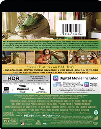 Alt View 1. Lyle, Lyle, Crocodile   - 4K Blu-Ray.