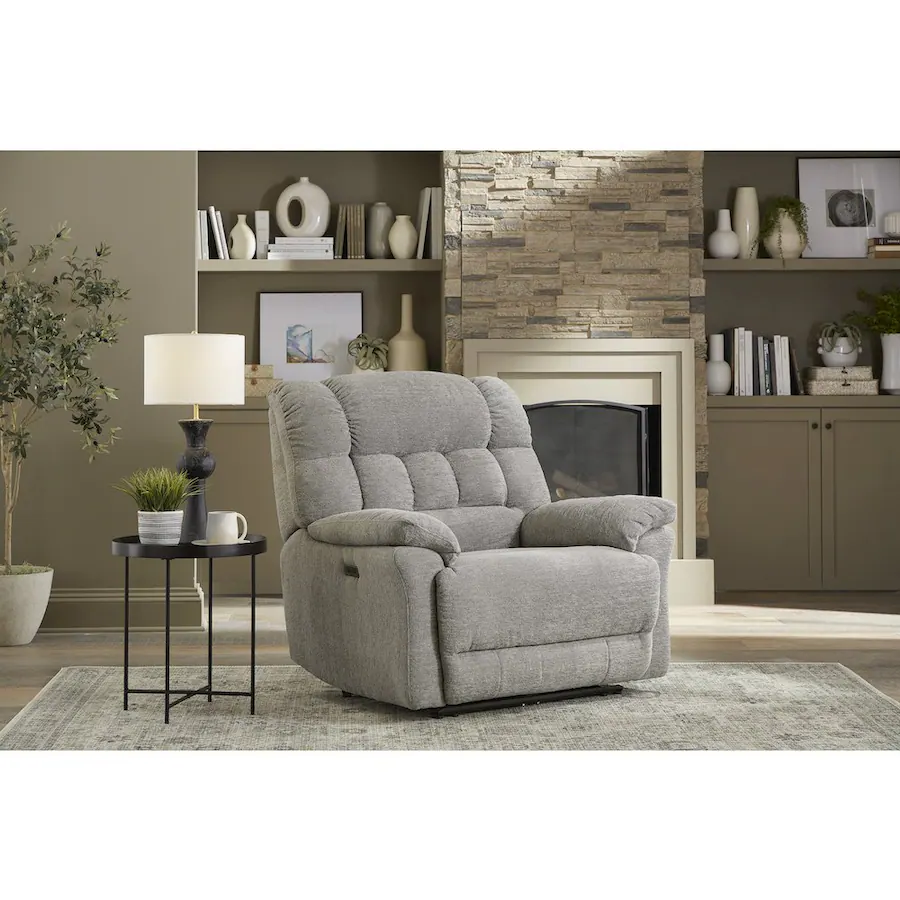Grey Oversized Rocker Recliners Heartland Furniture Oversized Recliner Chair – Heavy Duty Recliners ...