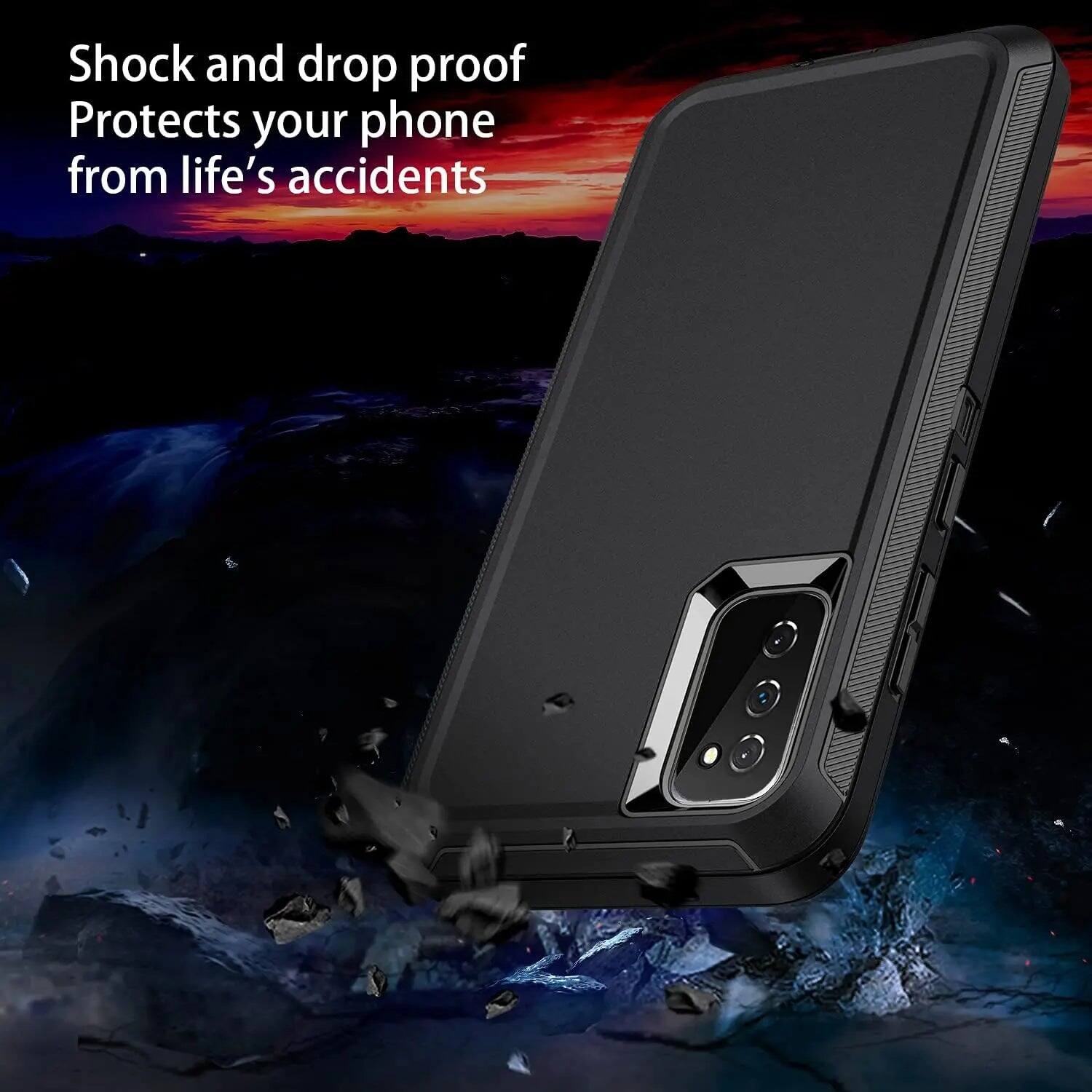 Shock and drop proof  
Protects your phone from life's accidents
