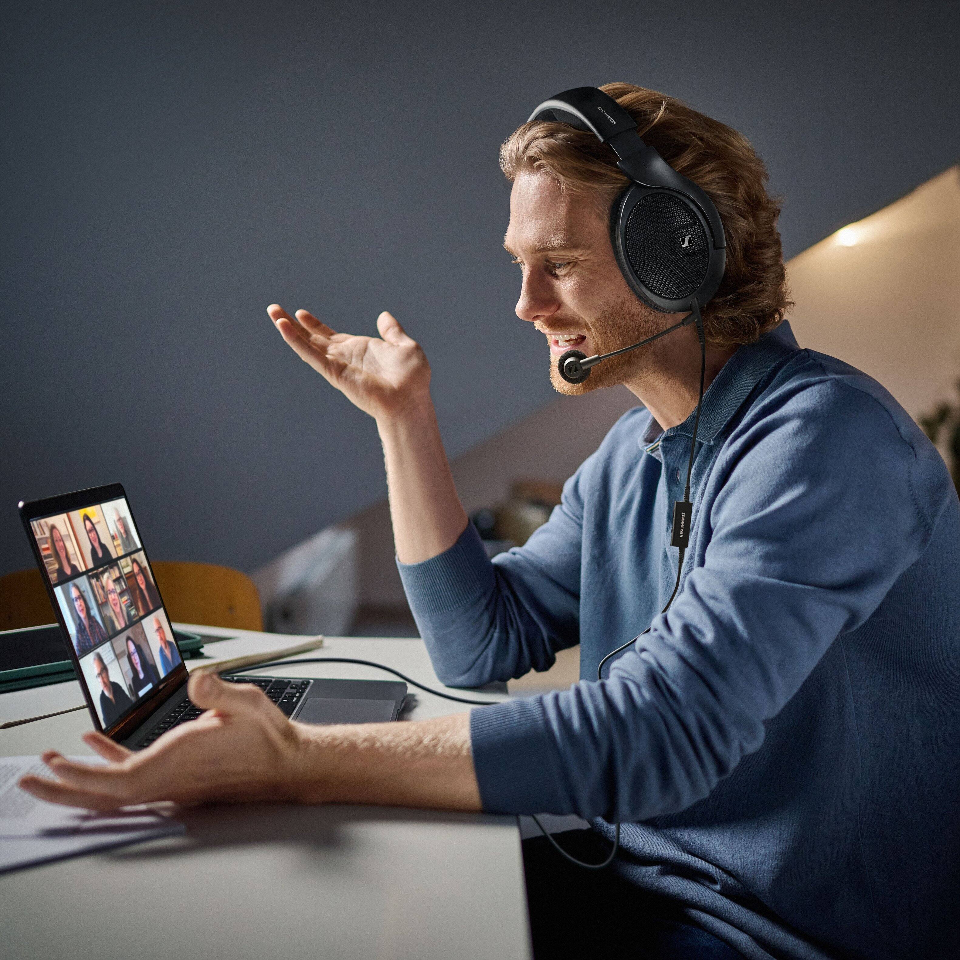 Alt View 1. Sennheiser - HD 500 BAM Add-on Boom Arm Microphone - Black.