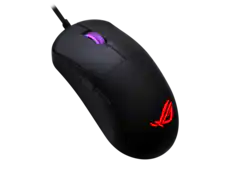 Front. ASUS - ASUS ROG Harpe Mini Core Mouse - Wired, 12K DPI, 52g, Right-Handed, Compact, Black - Black.