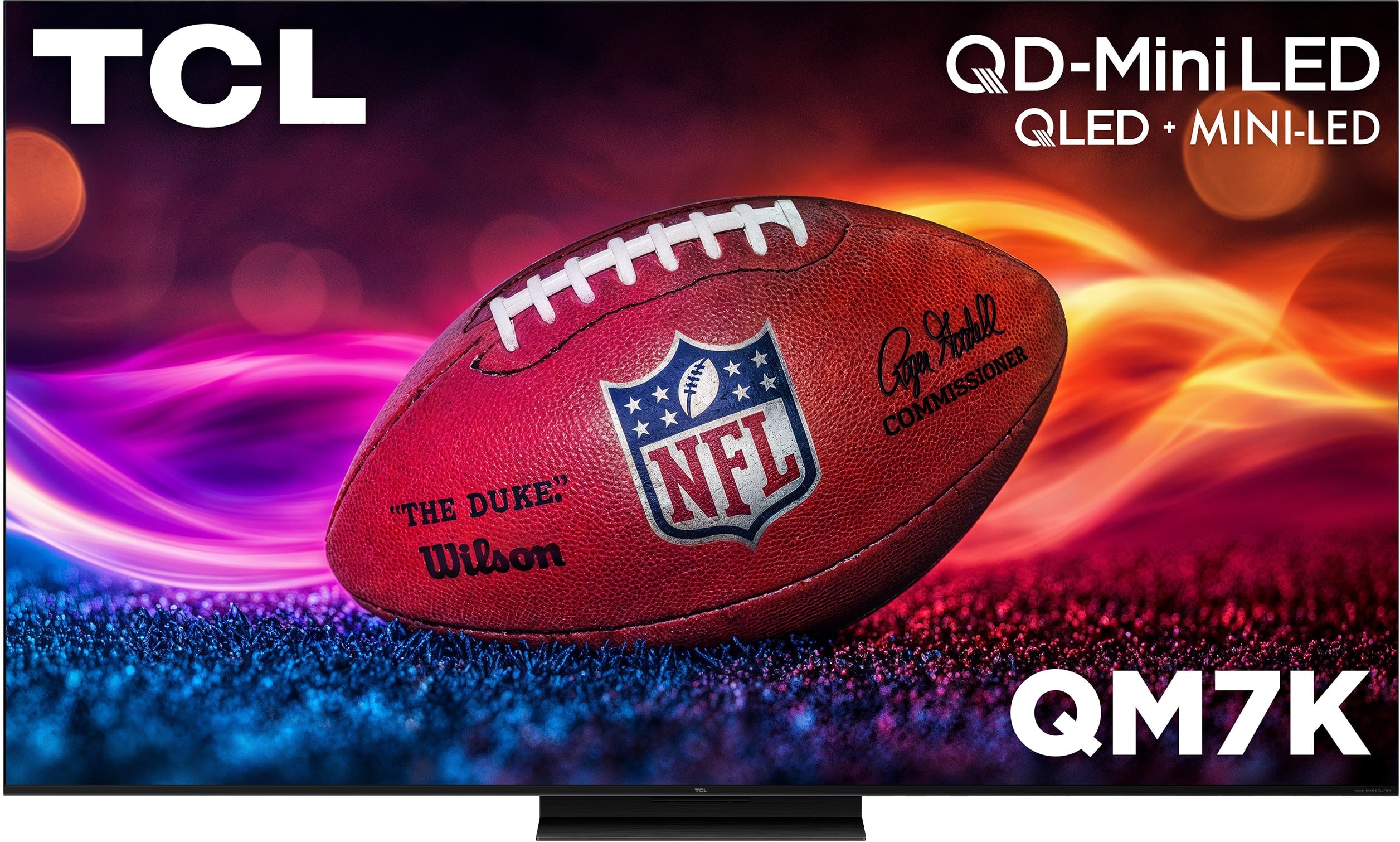 TCL QD-Mini LED QLED + MINI-LED "THE DUKE" NFL Wilson QM7K