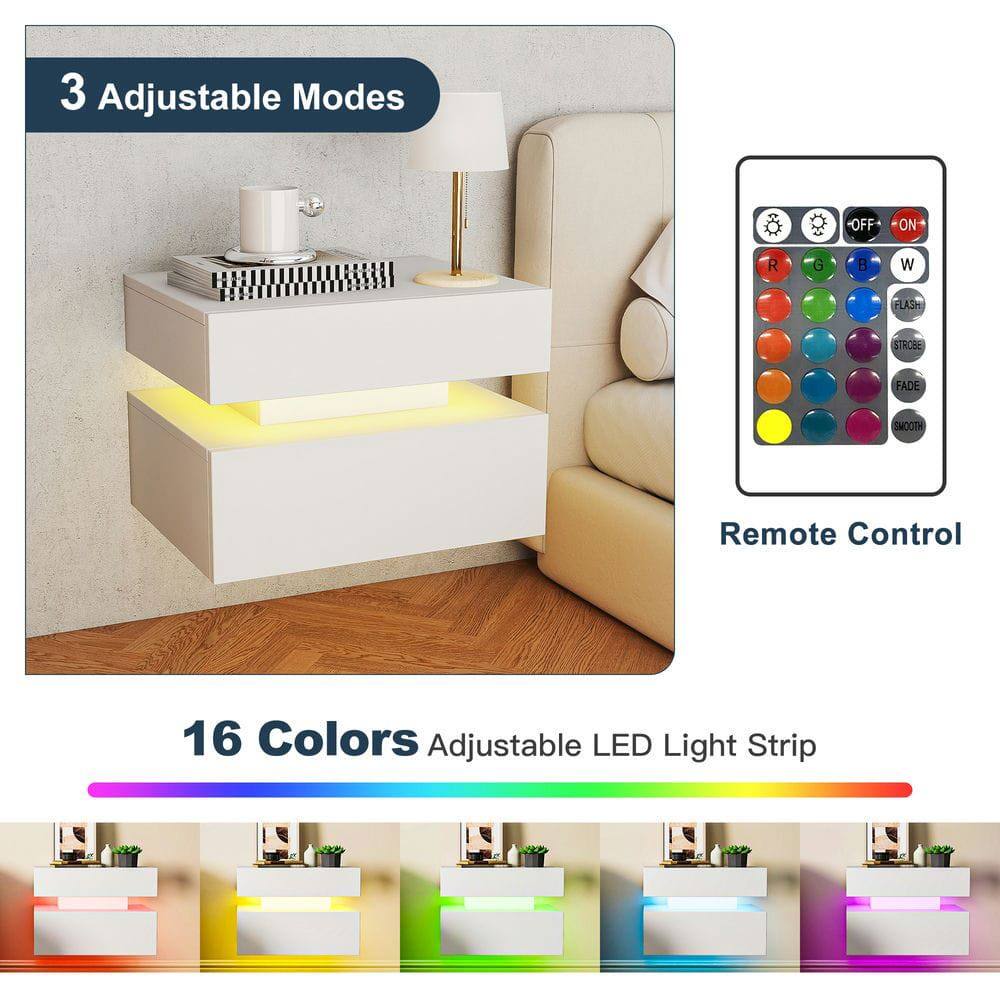 3 Adjustable Modes  
Remote Control  
16 Colors Adjustable LED Light Strip