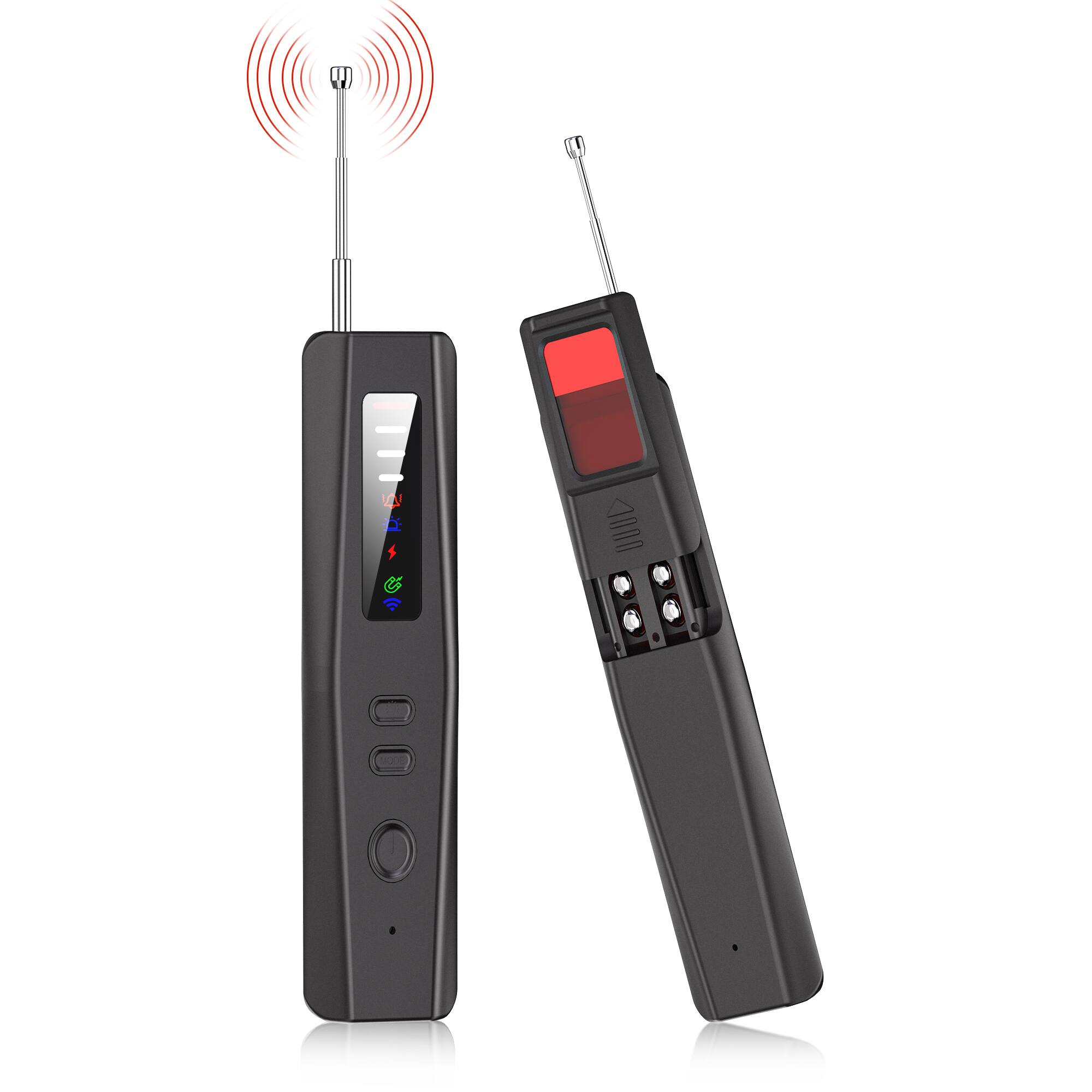 Back. iVANKY - Hidden Camera Detectors 5 in 1 Mode Finder Bug , RF, GPS Spy, Video Listening Device Detector for Travel/Hotel - Black.