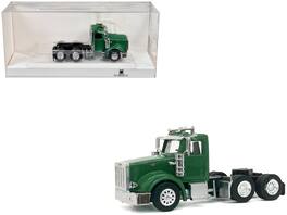 HO Logistics Replicas - Peterbilt 367 Day Cab Green 1/87 (HO) Scale Plastic Model Car by HO Logistics