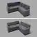 Angle. Dyonery - Dyonery 5 Seat Modular Sectional Sofa with USB Ports/Adjustable Backrest/Storage Seats, Tool-Free Assembly,Dark Gray - Gray.
