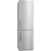 Miele KFN 4799 DDE   PerfectCool Freestanding Refrigerator with Bottom-Freezer - Silver - Front_Zoom