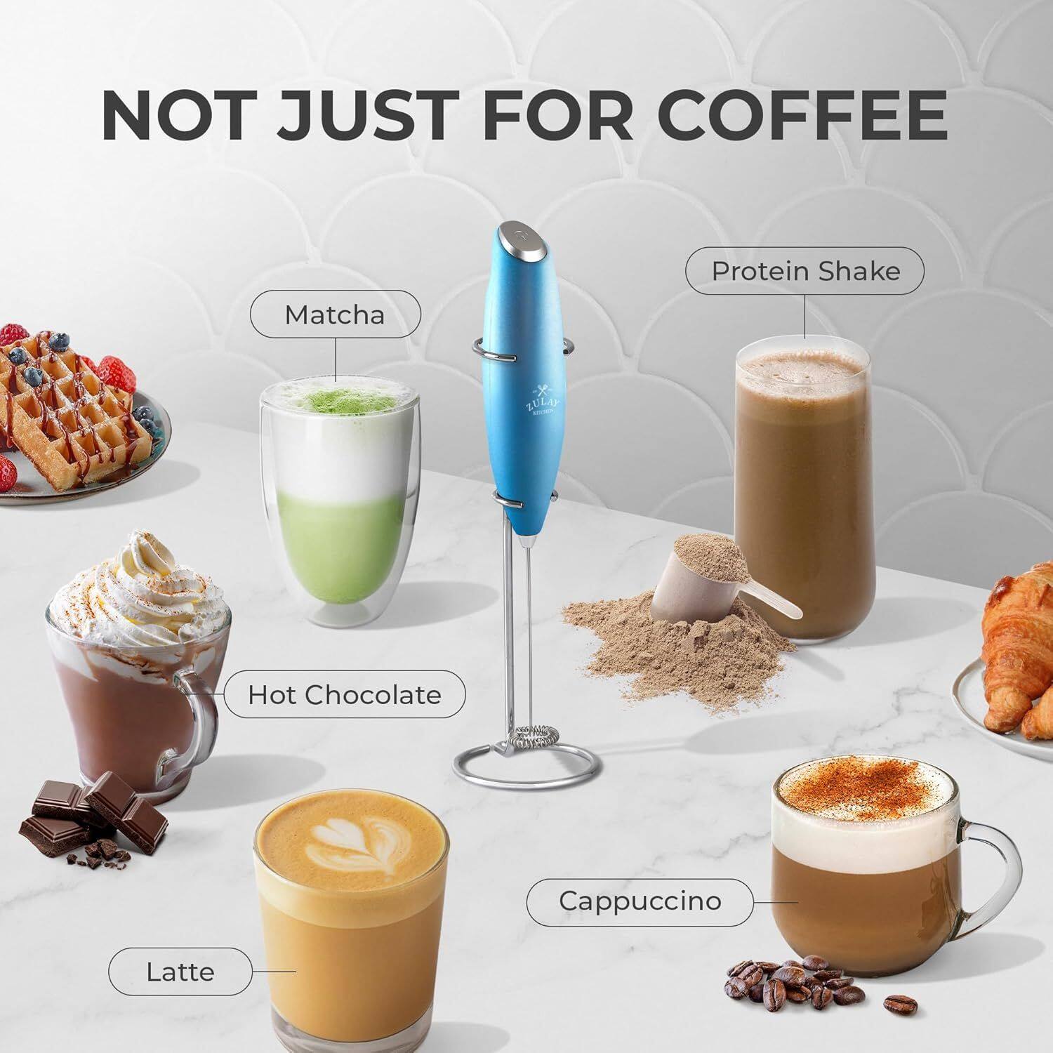NOT JUST FOR COFFEE
Protein Shake
Matcha
Hot Chocolate
Cappuccino
Latte