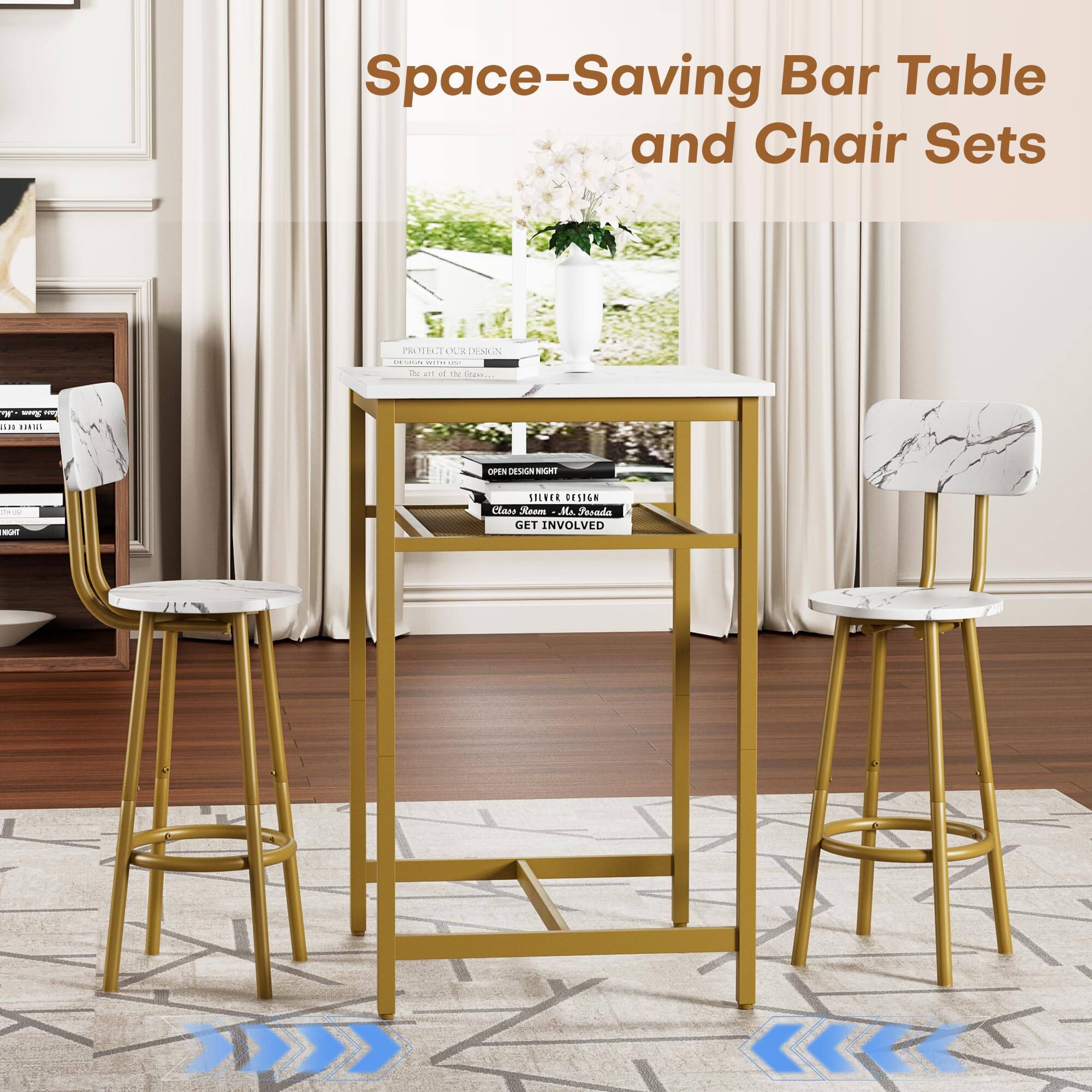 Space-Saving Bar Table and Chair Sets

- I am of the Gressc
- IE EEEINE OEA DoN NGNT
- STLUER DESICE C Kaem Ma Ferada
- GET INVOLVED