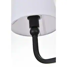 Living District - Colson 4 light Bath Sconce - Black And Clear