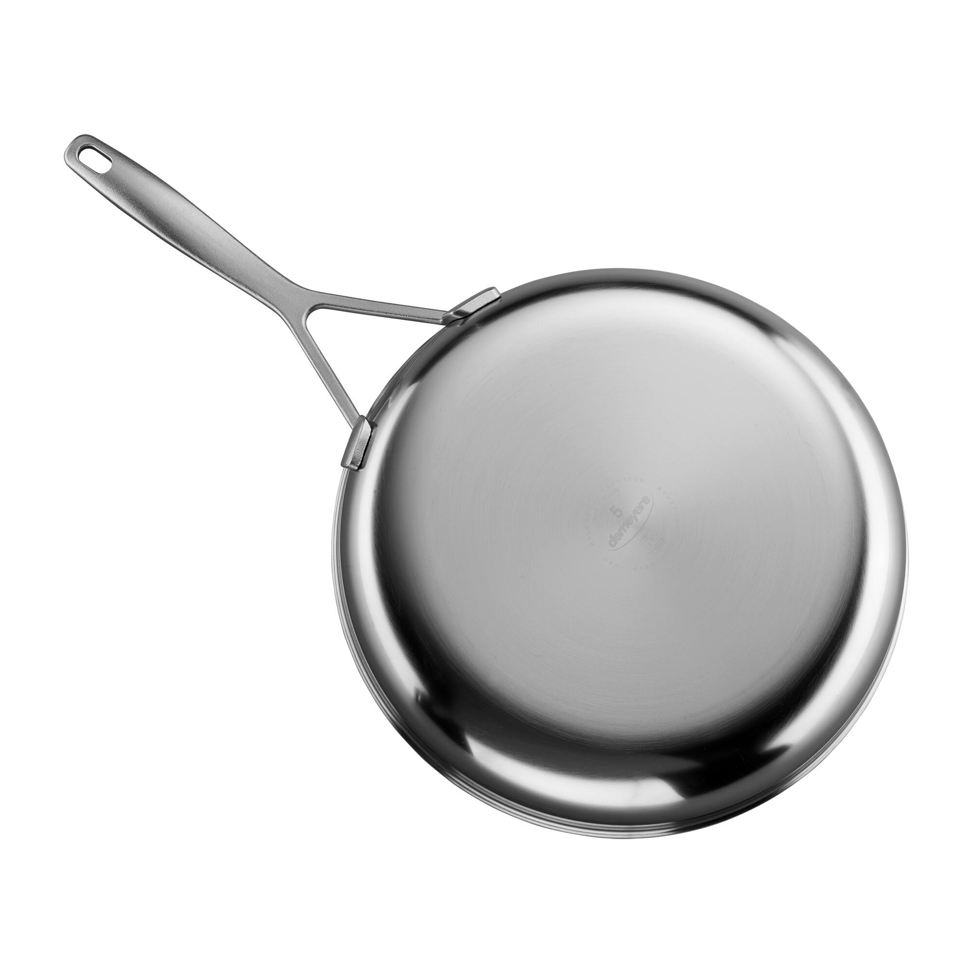 Alt View 2. Demeyere - Demeyere Industry 5-Ply 11-inch Stainless Steel Fry Pan - Stainless Steel.