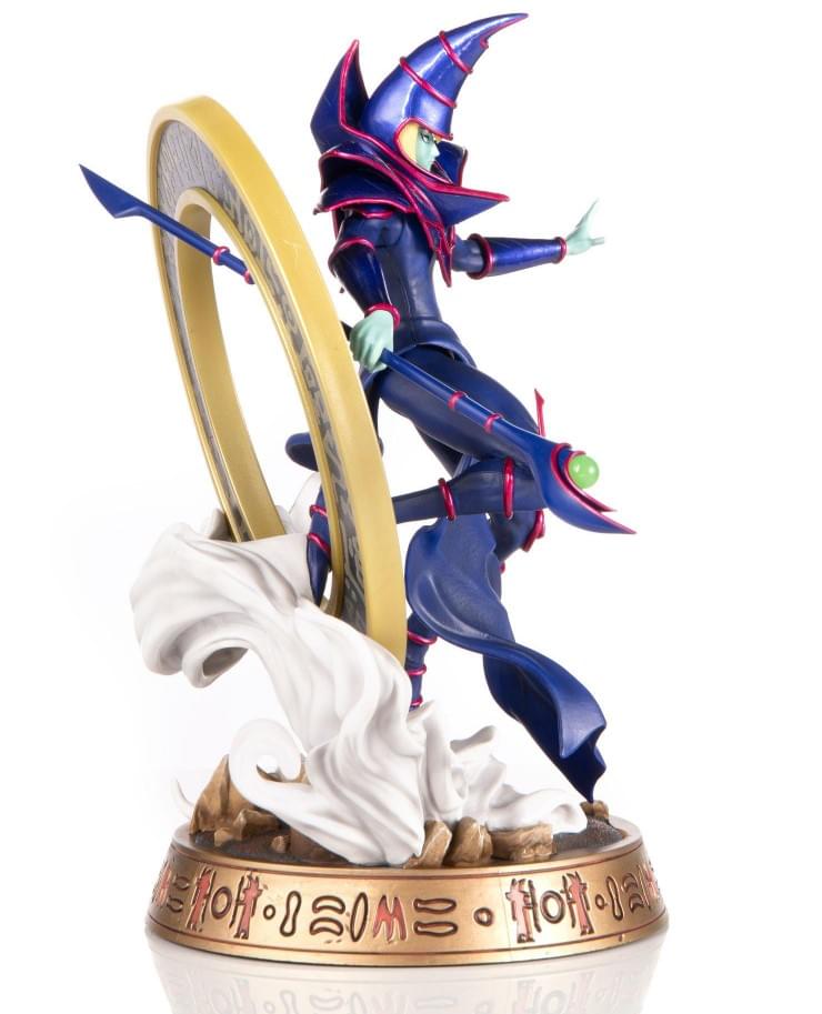 Alt View 2. Dark Horse Comics - Yu-Gi-Oh! Dark Magician PVC Statue | Blue Variant - Blue.