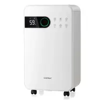 Costway Dehumidifier for Home Basement Portable 32 Pints with Sleep Mode up to 2500 Sq. Ft - White - Front_Zoom