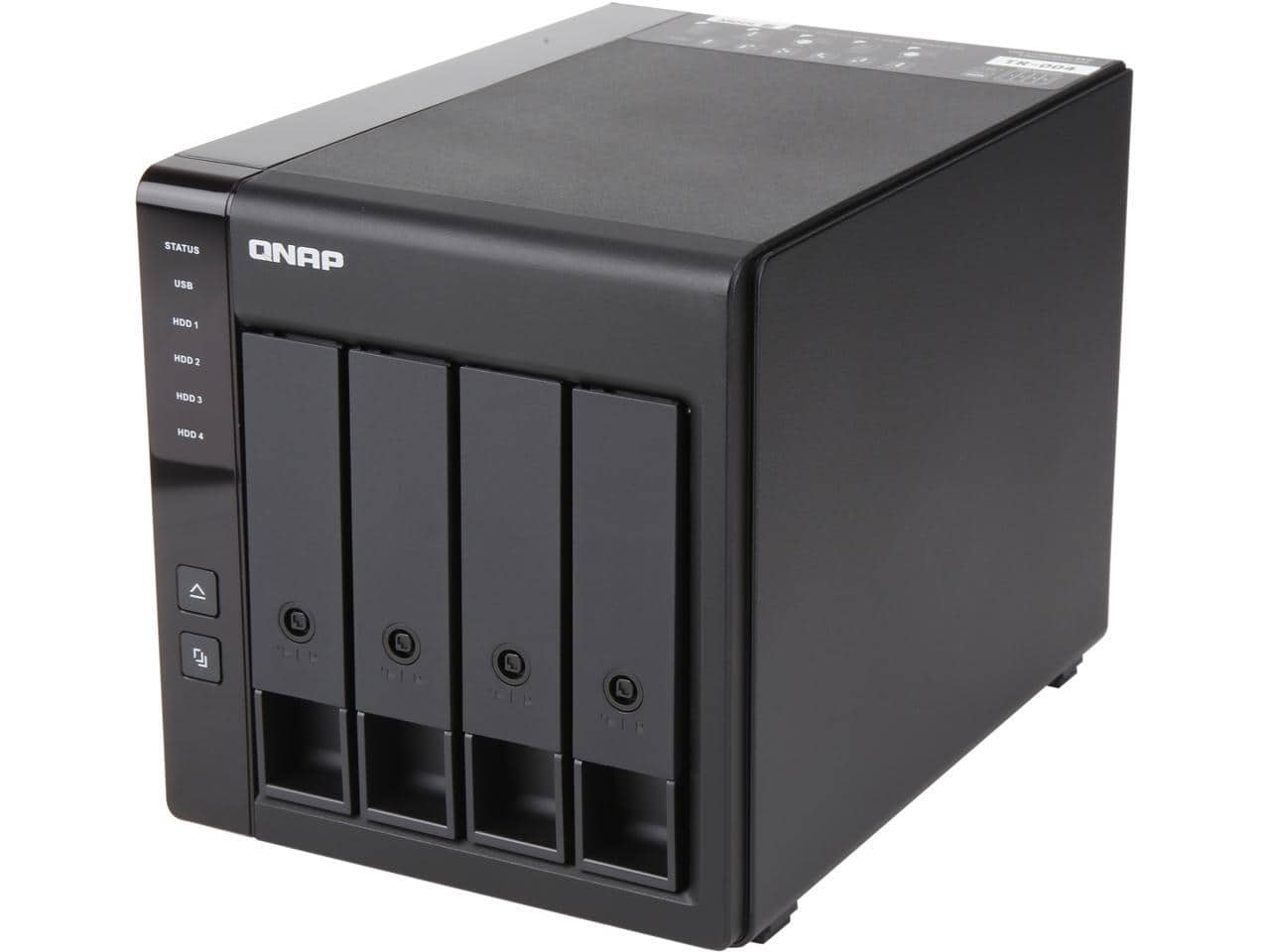 QNAP - TR-004-US 4 Bay Type-C Direct Attached Storage DAS Expansion with Hardware RAID (Diskless)