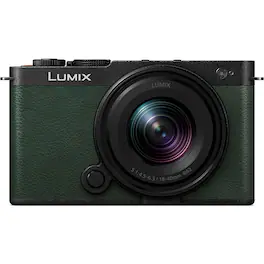 Panasonic - LUMIX S9 Mirrorless Camera with 18-40mm f/4.5-6.3 Lens, Olive Green - Dark Olive
