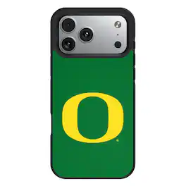 Keyscaper - NCAA - Oregon Ducks Bump Case with 8.2ft Drop Protection - 15 Pro - Multicolor