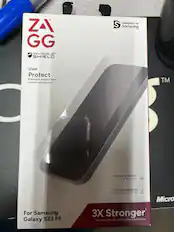 ZAGG InvisibleShield Samsung Galaxy S23 FE 3X Stronger Premium Impact & Scratch Protection Micro-Aluminosilicate Glass Screen Protector