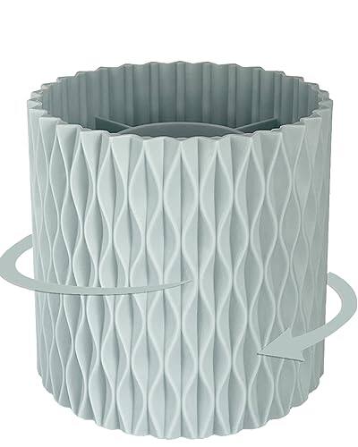 Front. Vulpecula Spade - Rotating Pen Holder for Desk, 5 Slots Unique Blue Desk Pen Organizer Easthetic Desktop Supplies and Accessories for.