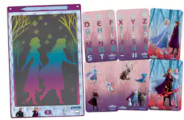 Lexibook - Disney Frozen 11’’ Multicolor Learning Drawing E-ink Tablet with Stencils
