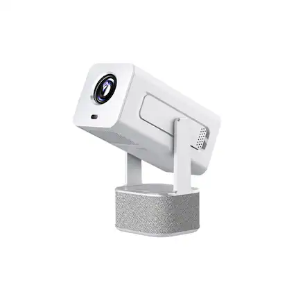 Front. Cluzine - 4K Ultra HD Home Projector with Built-in Bluetooth Speaker, Smart Movie Projector.