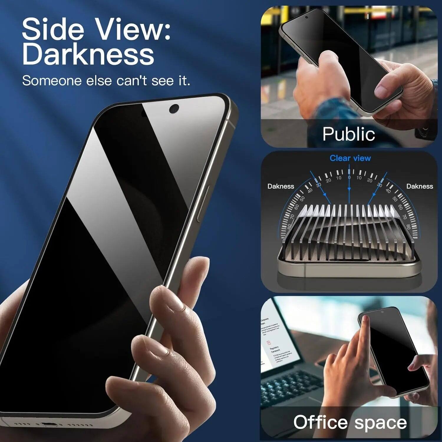 Side View: Darkness  
Someone else can't see it.  

Public  
Clear view  

10 20 Darkness 30 I 40 50 GO 70 80  
10 20 30 Darkness 40 50 60 70 80  

Office space