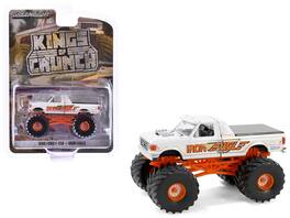 1990 Ford F-350 Monster Truck "Iron Eagle" "Kings of Crunch" Series 15 1/64 Diecast Model Car by Greenlight - White