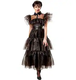 Rubies - Wednesday's Rave'N Dance Adult Costume Large - Black