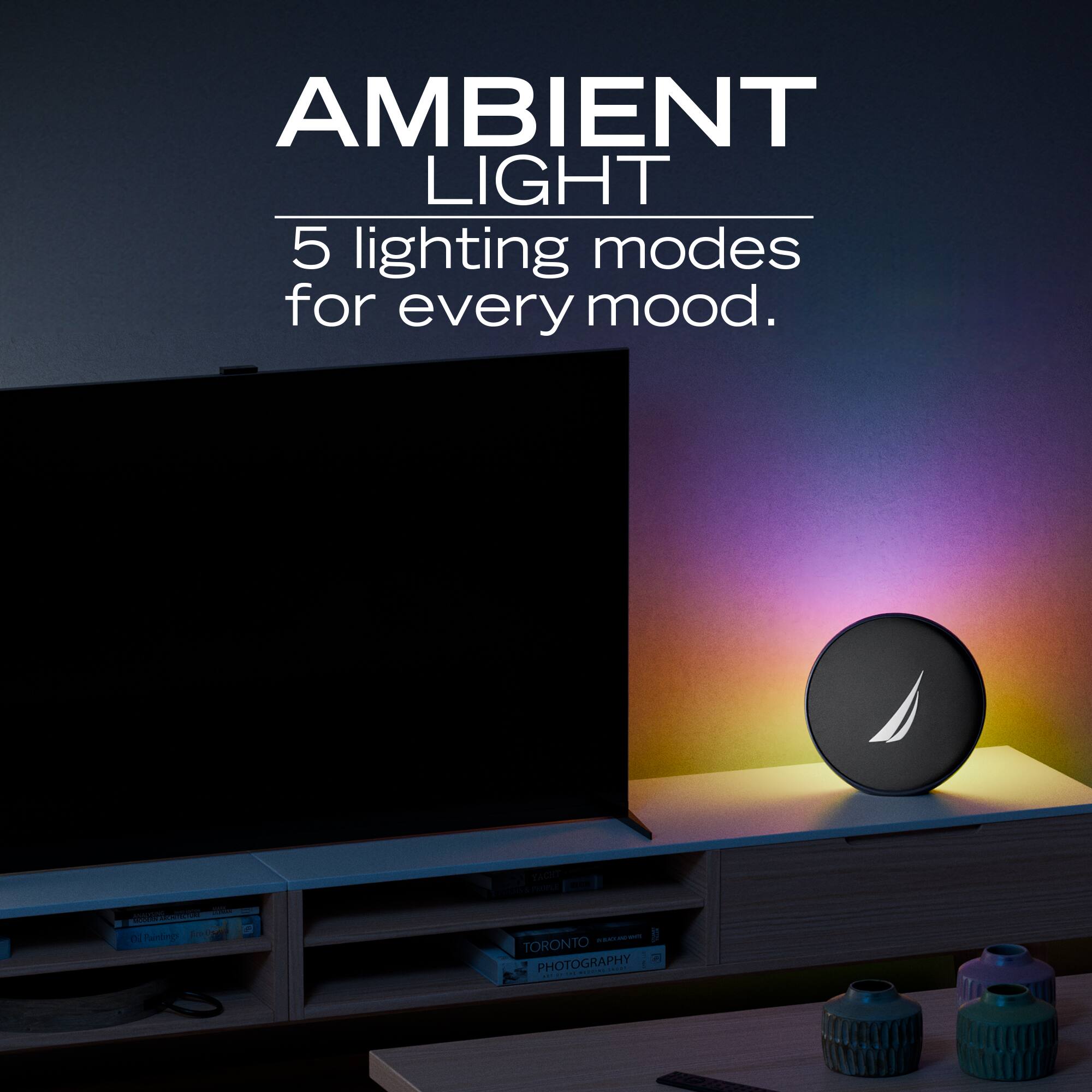 AMBIENT LIGHT  
5 lighting modes for every mood.