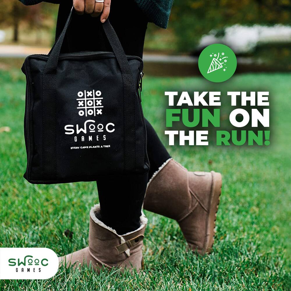 O x O x O x o O x sWc GAMES GAME PLANTS A TREE EVERY GAME PLANTS A TREE SWoC GAMES

TAKE THE FUN ON THE RUN!