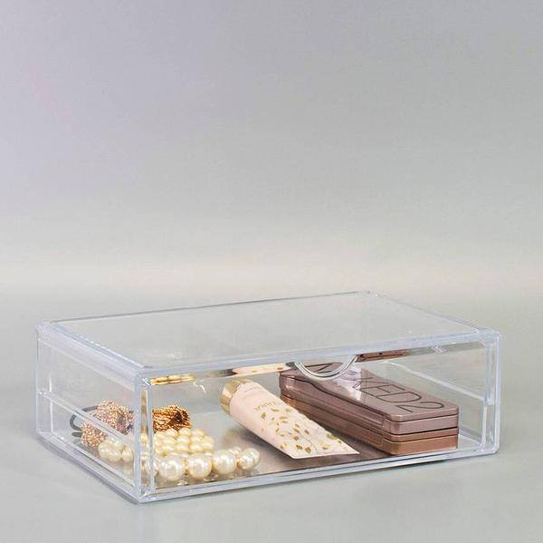 Back. Sorbus - Sorbus 1 Clear LargeAcrylic Drawers - for Organizing Make up, Nail Polish, Hair Accessories, and Beauty Supplies - Clear.