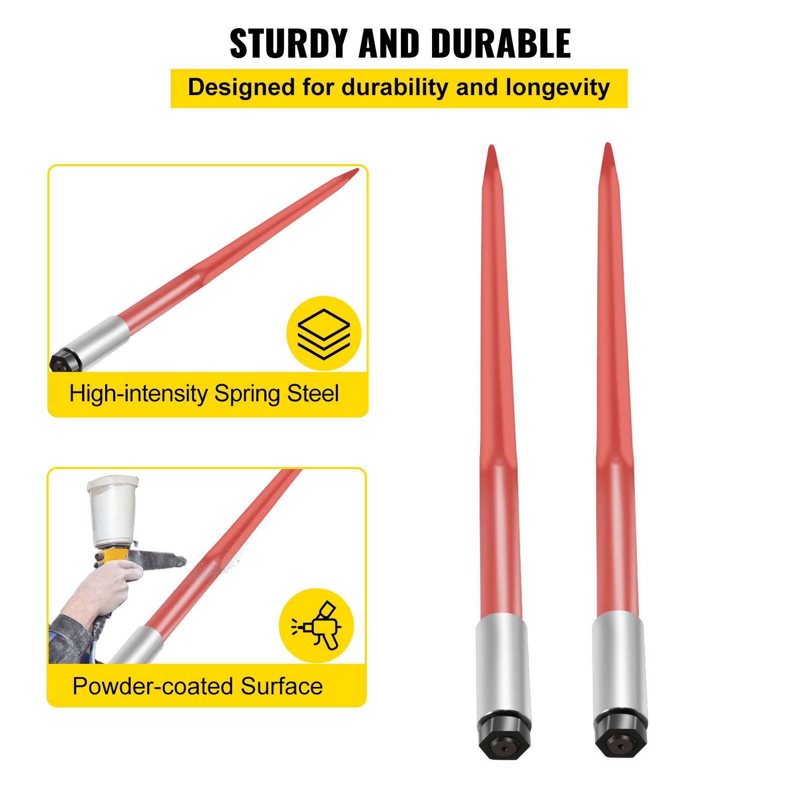 STURDY AND DURABLE  
Designed for durability and longevity  

High-intensity Spring Steel  

Powder-coated Surface