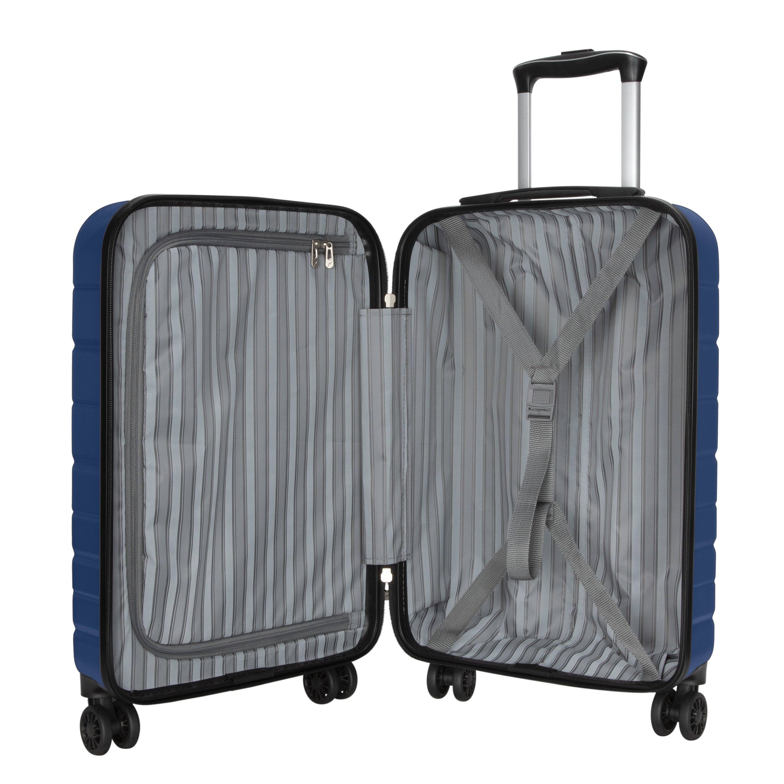 Left. Skyway - Epic 2.0 Hardside Carry-On, Royal Blue - Royal Blue.