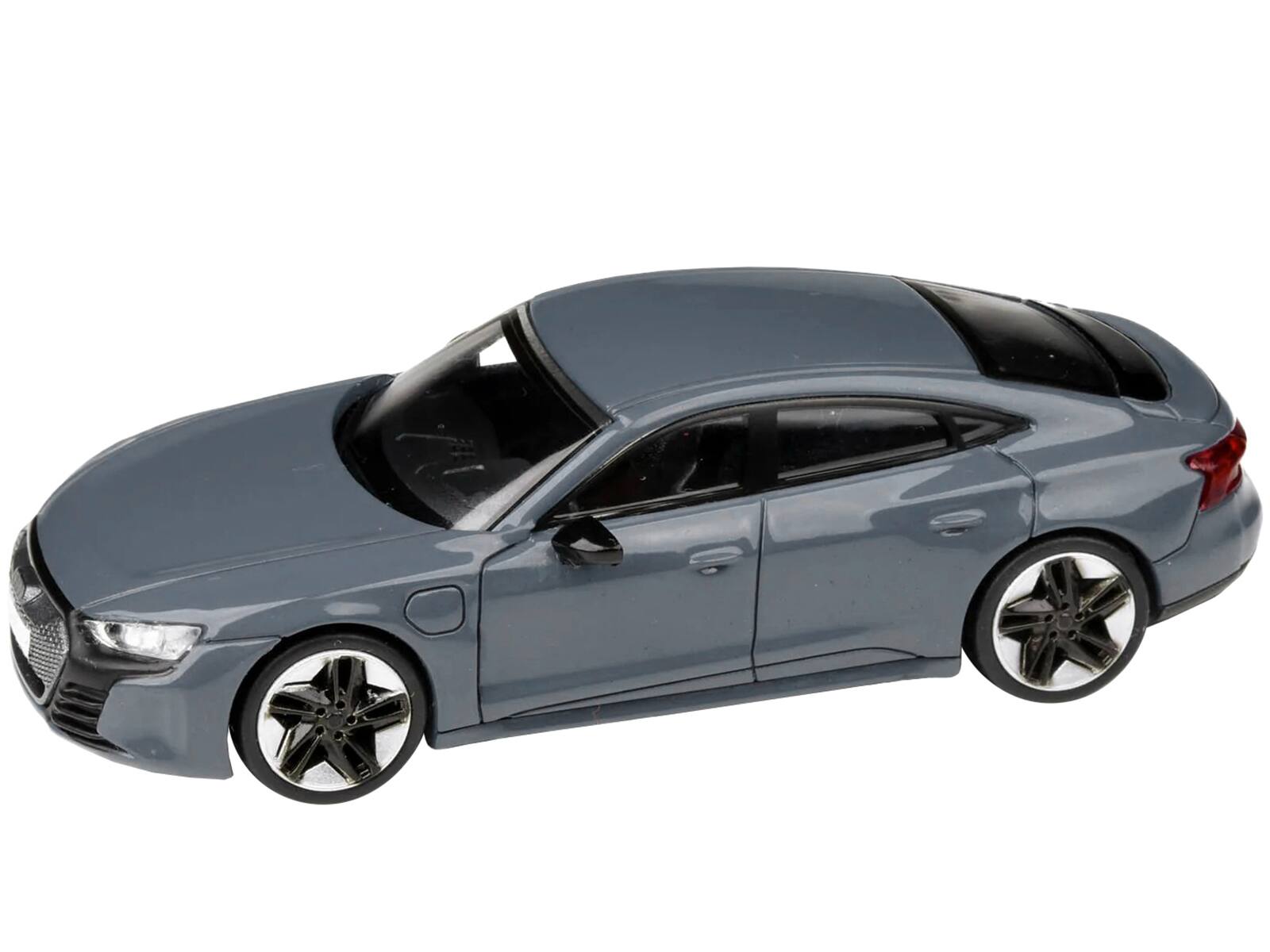 Alt View 1. Paragon - 2021 Audi RS e-tron GT Kemora Gray 1/64 Diecast Model Car by Paragon.