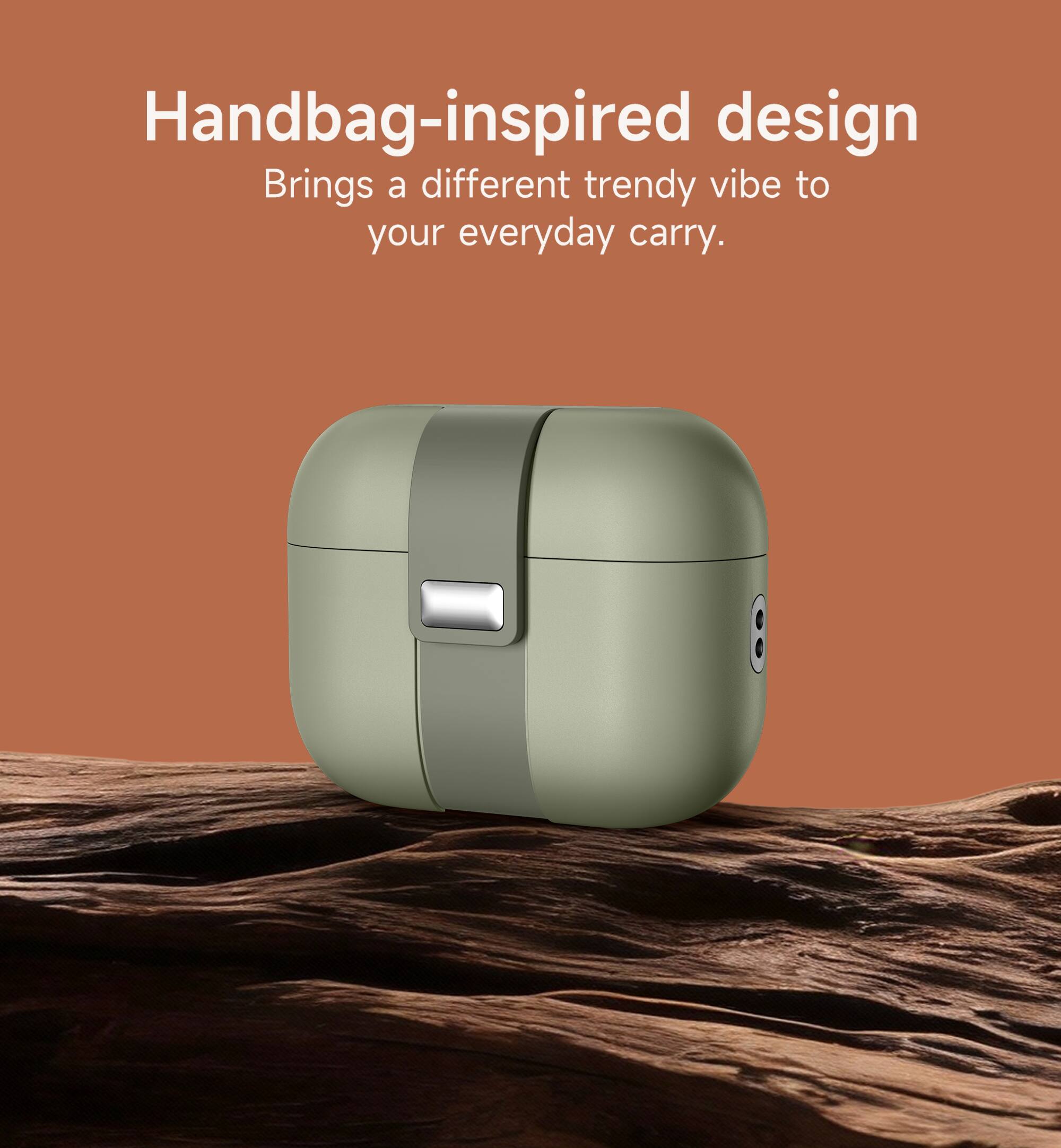 Handbag-inspired design  
Brings a different trendy vibe to your everyday carry.