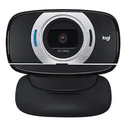 Logitech - C615 1080 Webcam with HD Light Correction - Black