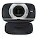 Front. Logitech - C615 1080 Webcam with HD Light Correction - Black.