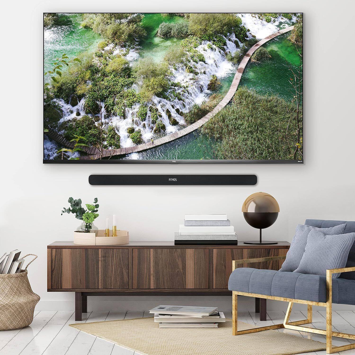 Back. TCL - TCL TS8211 2.1 Ch Dolby Atmos Soundbar with Built-in Subwoofers (2021) - Black.