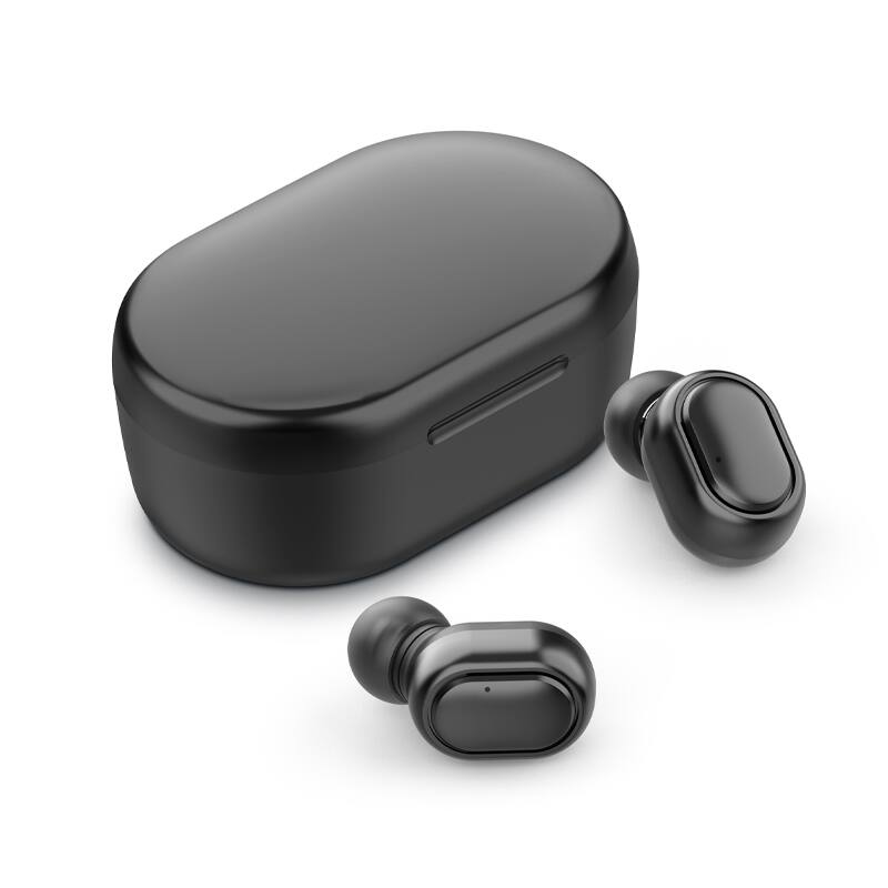 Alt View 4. Cluzine - TWS Wireless Earbuds, IPX Waterproof Sport Design, Noise Reduction, Stereo Bluetooth Headphones - Black.