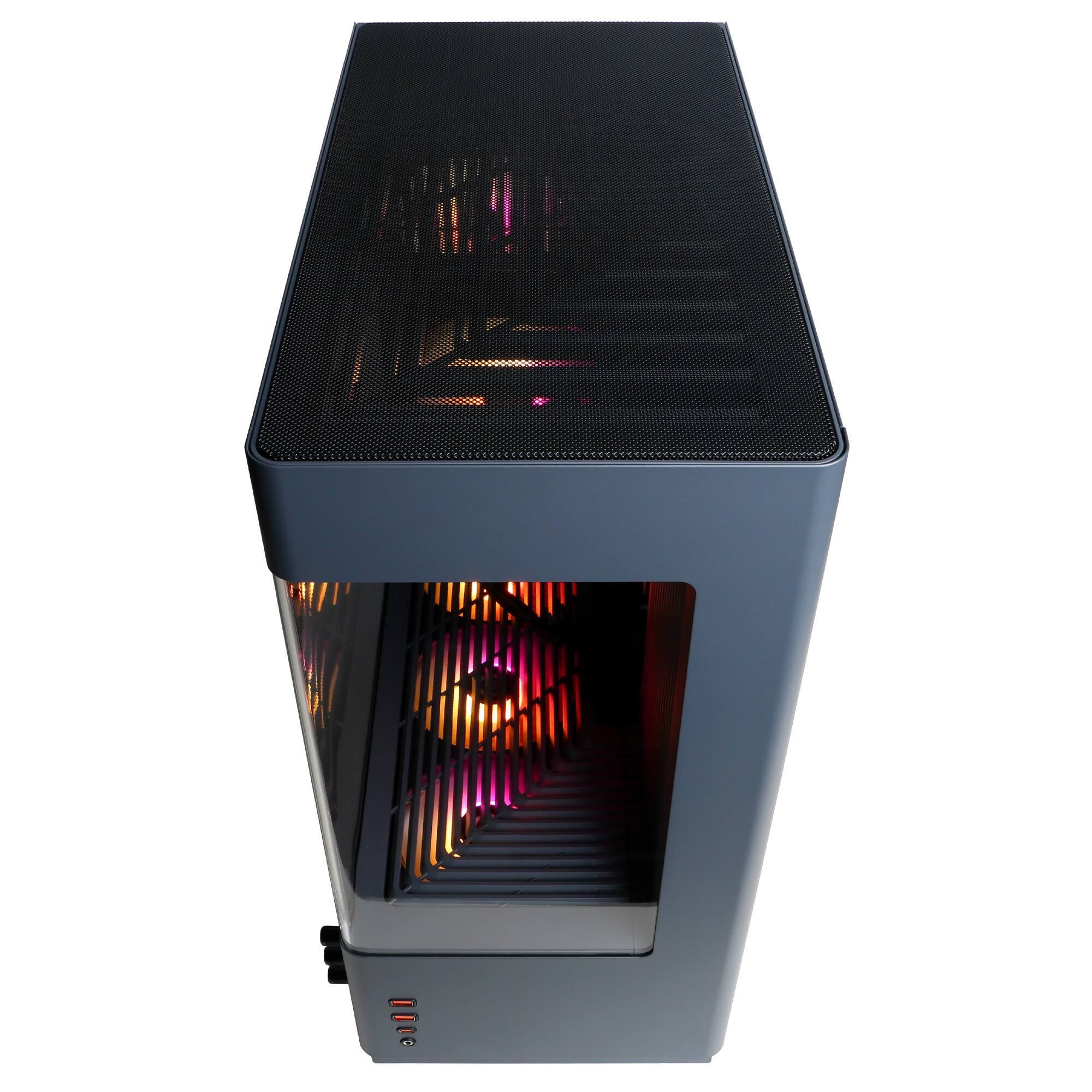 Alt View 13. CyberPowerPC - Gaming Desktop - Intel Core Ultra 5 225F - NVIDIA GeForce RTX 5060 8GB - 16GB DDR5 - 1TB PCIe 4.0 SSD Storage - Gray.
