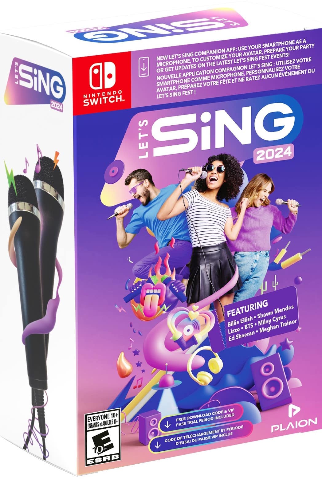 Nintendo Switch Lets Sing Mikrofone Anschliessen Best Buy: Let’s Sing 2024 Nintendo Switch