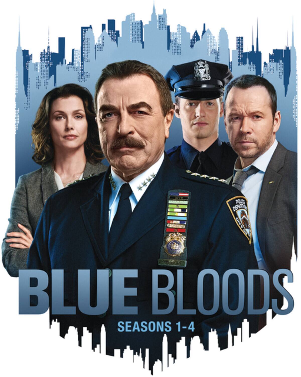 Front. Blue Bloods: Seasons 1-4   - DVD.