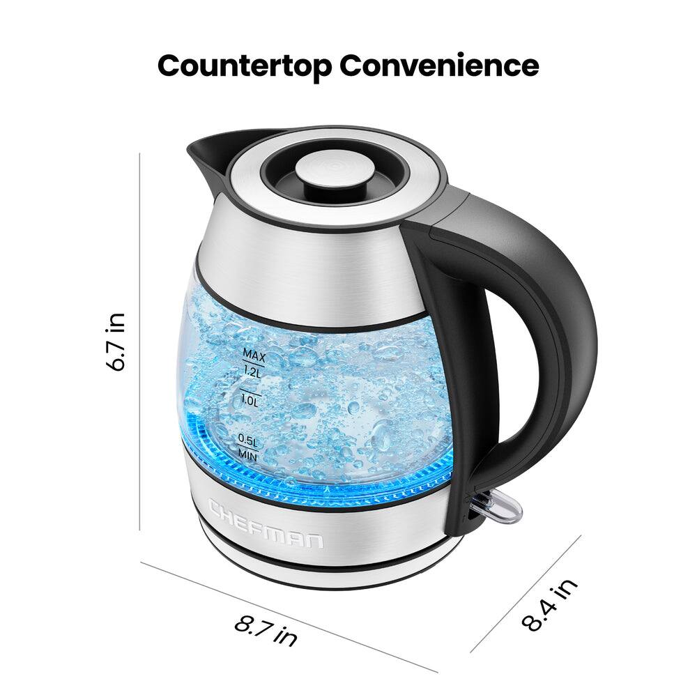 Countertop Convenience

6.7 in

MAX 1.2L 1.0L 0.5L MIN

CHEFMAN

8.7 in

8.4 in