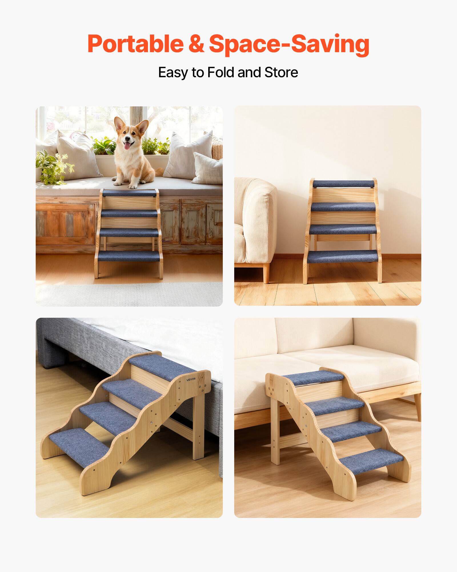 Portable & Space-Saving  
Easy to Fold and Store