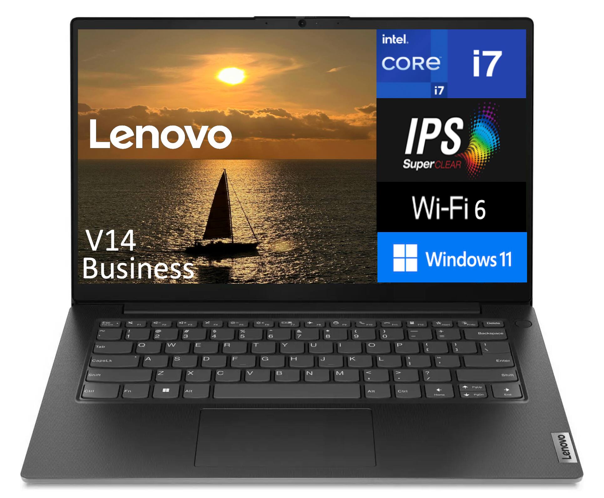 Lenovo Intel Core i7 i7 IPS SuperCLEAR V14 Business Wi-Fi 6 Windows 11